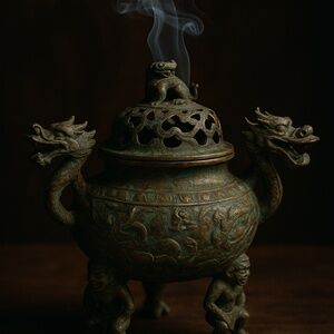 🐉 Bronze Dragon Ding — Guardian of the Storm Not just an artifact — a protector